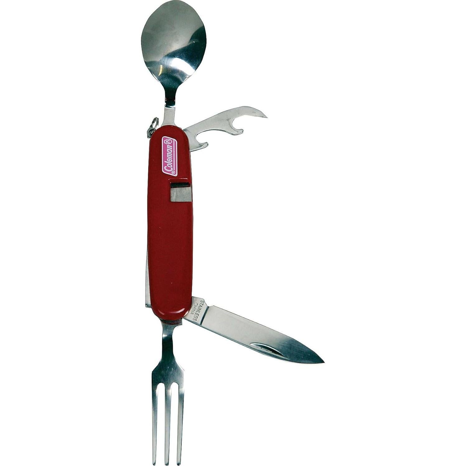 Juego de Utensilios para Camping Coleman 4-en-1 Acero Inoxidable