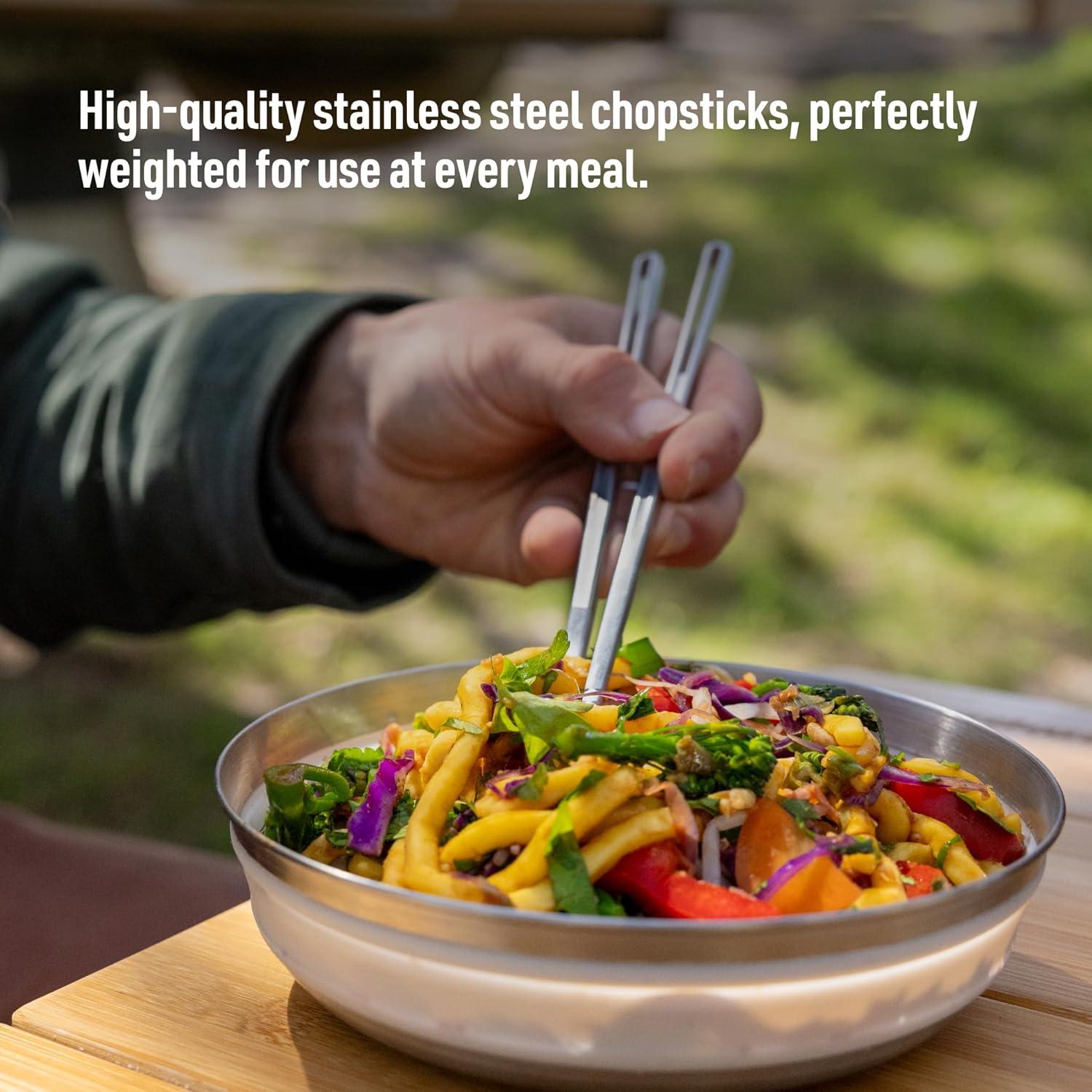 Palillos de Acero Inoxidable Sea to Summit Detour 21.84 cm