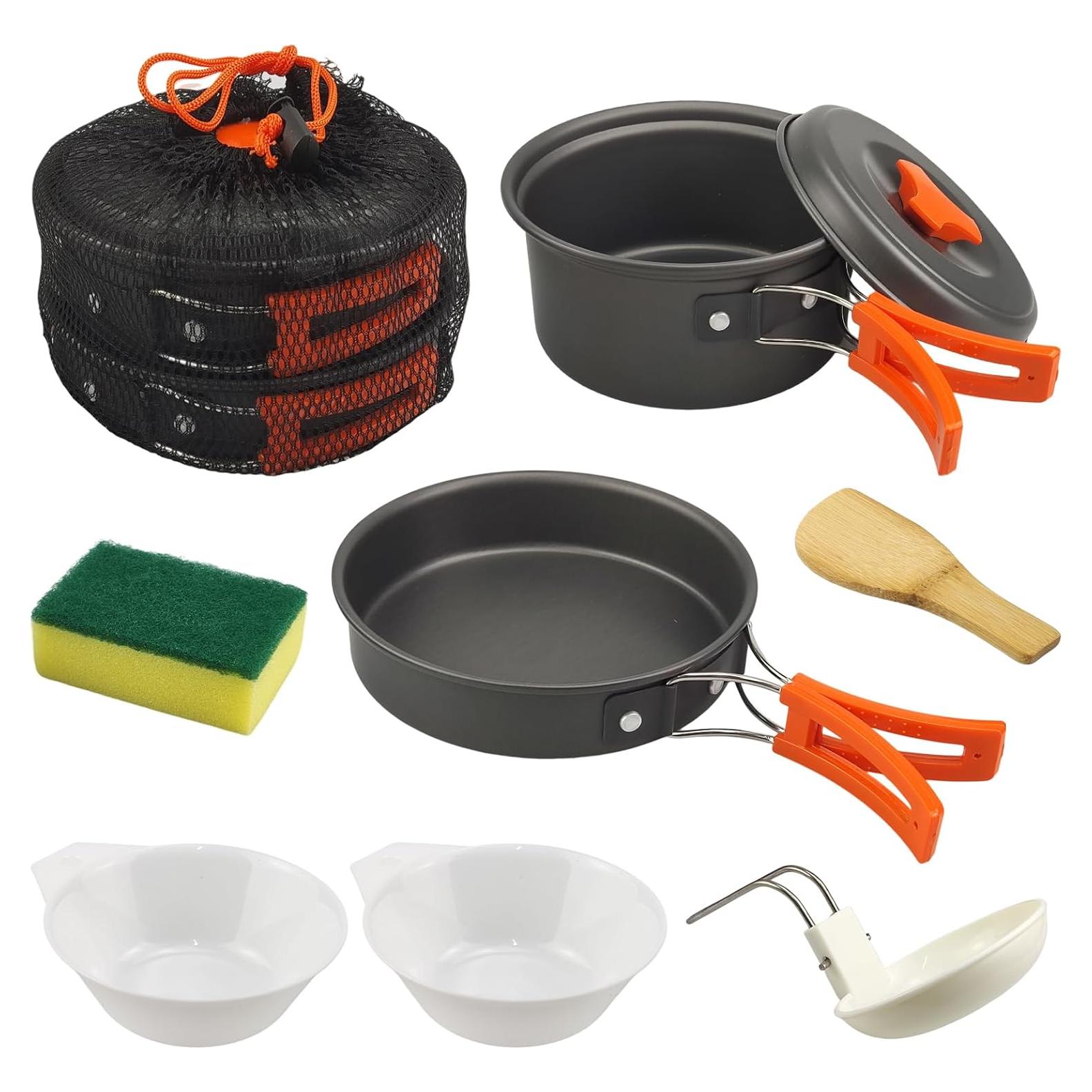 Juego de Utensilios de Cocina para Camping RETOONGKING 7 Piezas
