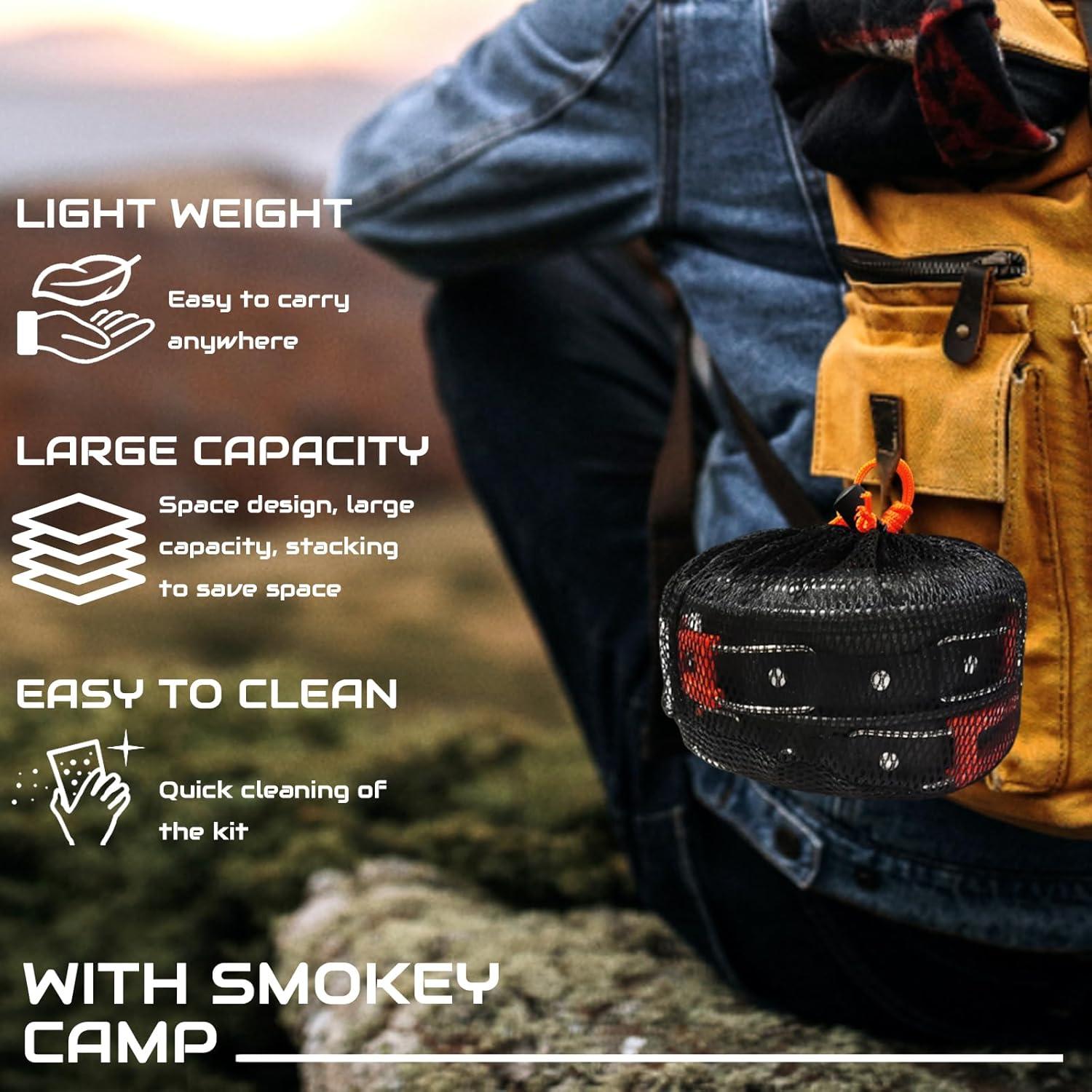 Juego de Utensilios de Cocina para Camping RETOONGKING 7 Piezas