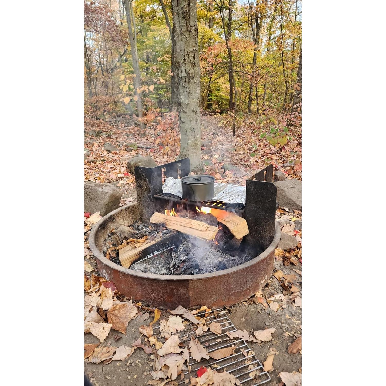 Juego de Cocina para Camping Beteray 12 Piezas Aluminio Rojo