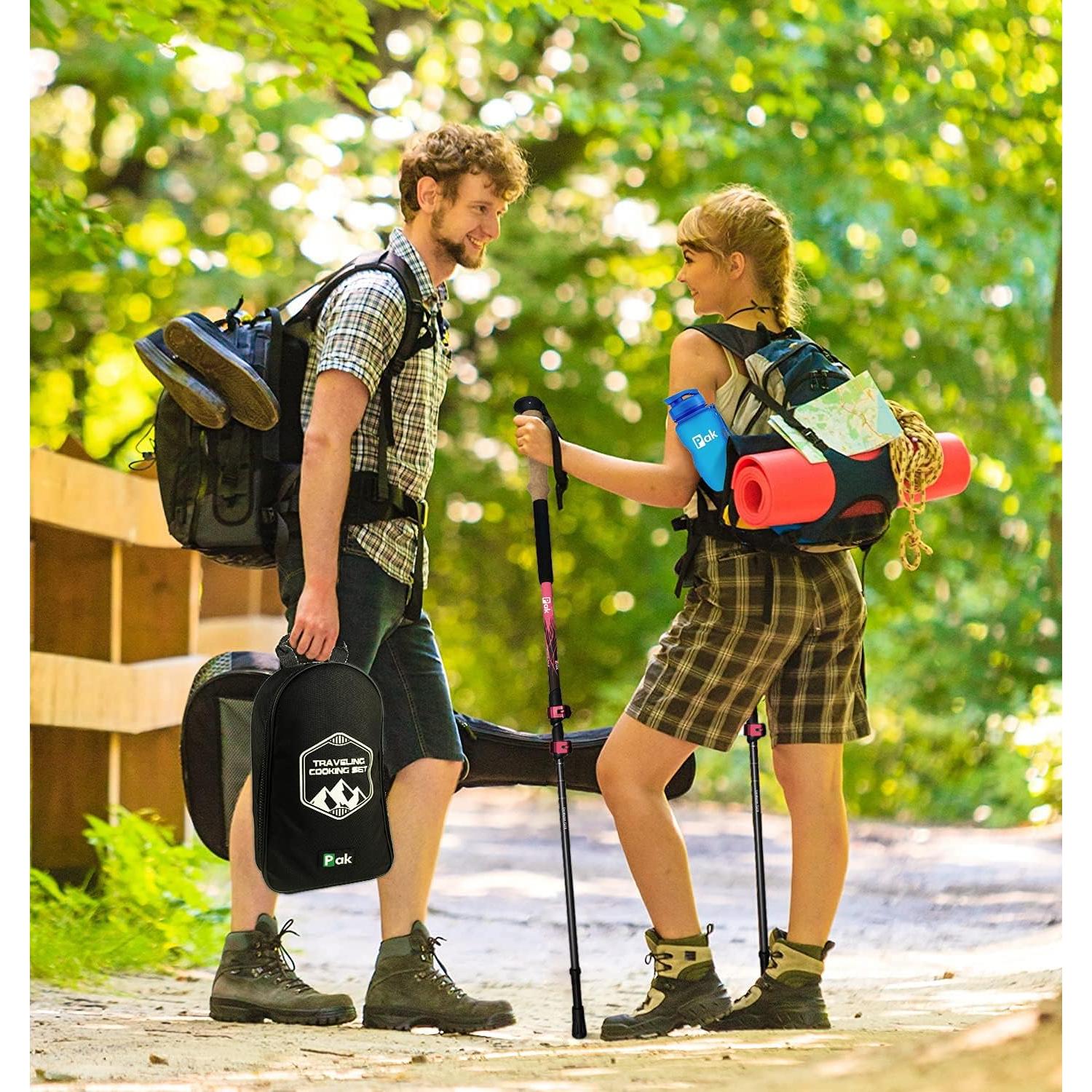 Juego de Utensilios de Cocina para Camping Pak 15 Piezas