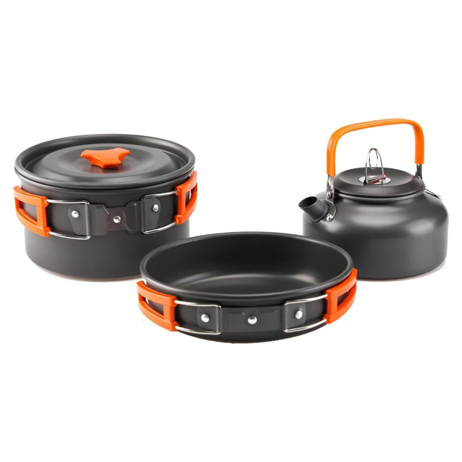 Set de Cocina para Camping aiGear 3 Piezas Aluminio Liviano