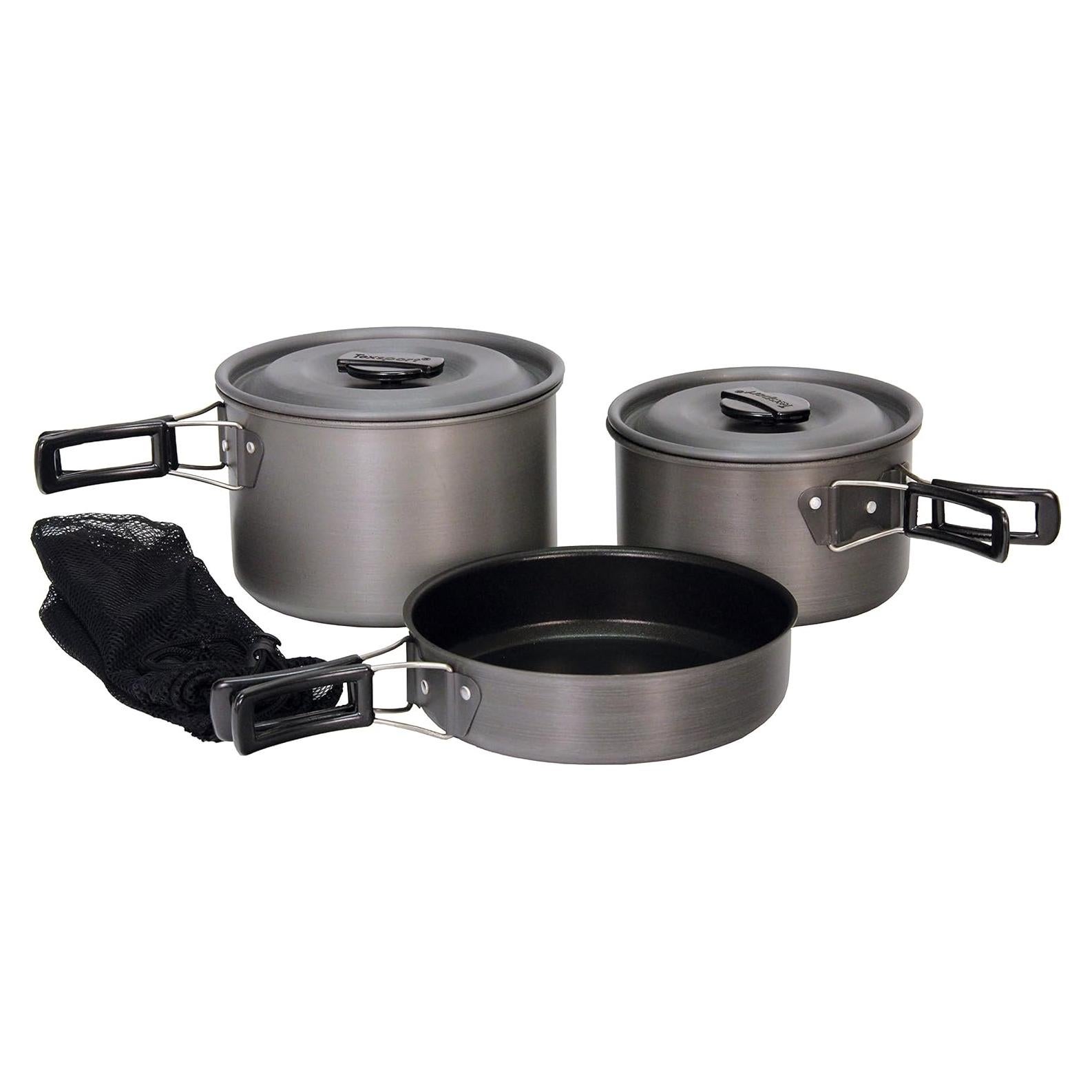 Juego de Cocina Texsport El Scouter 5 Piezas Aluminio Anodizado