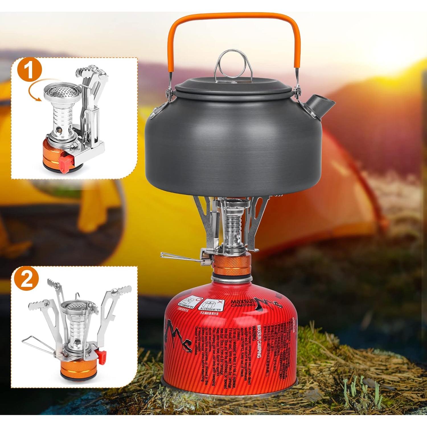 Juego de Utensilios de Cocina para Camping Bisgear 16 Piezas