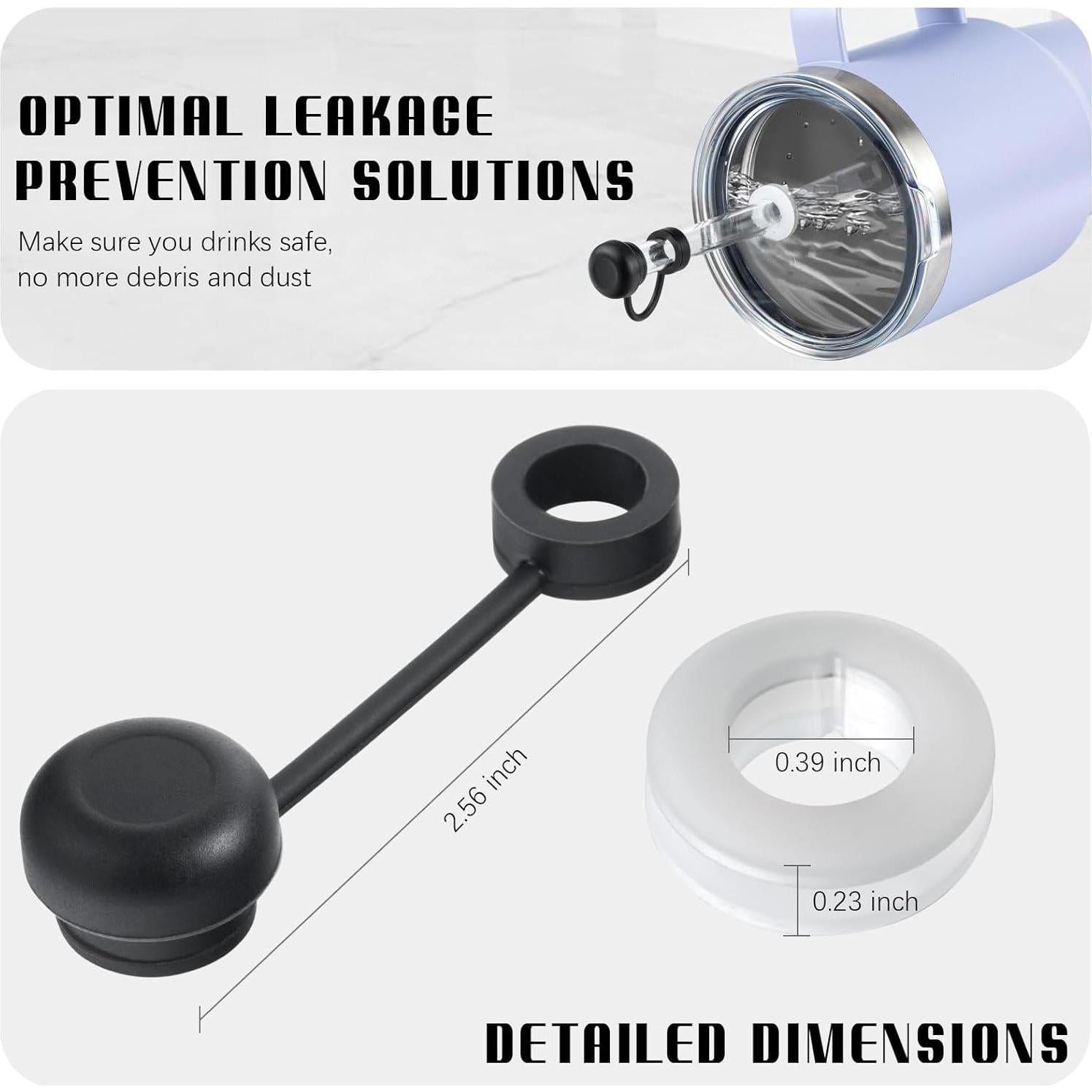 Tapones Antifugas de Silicona FXTBE para Vaso Yeti 42 oz