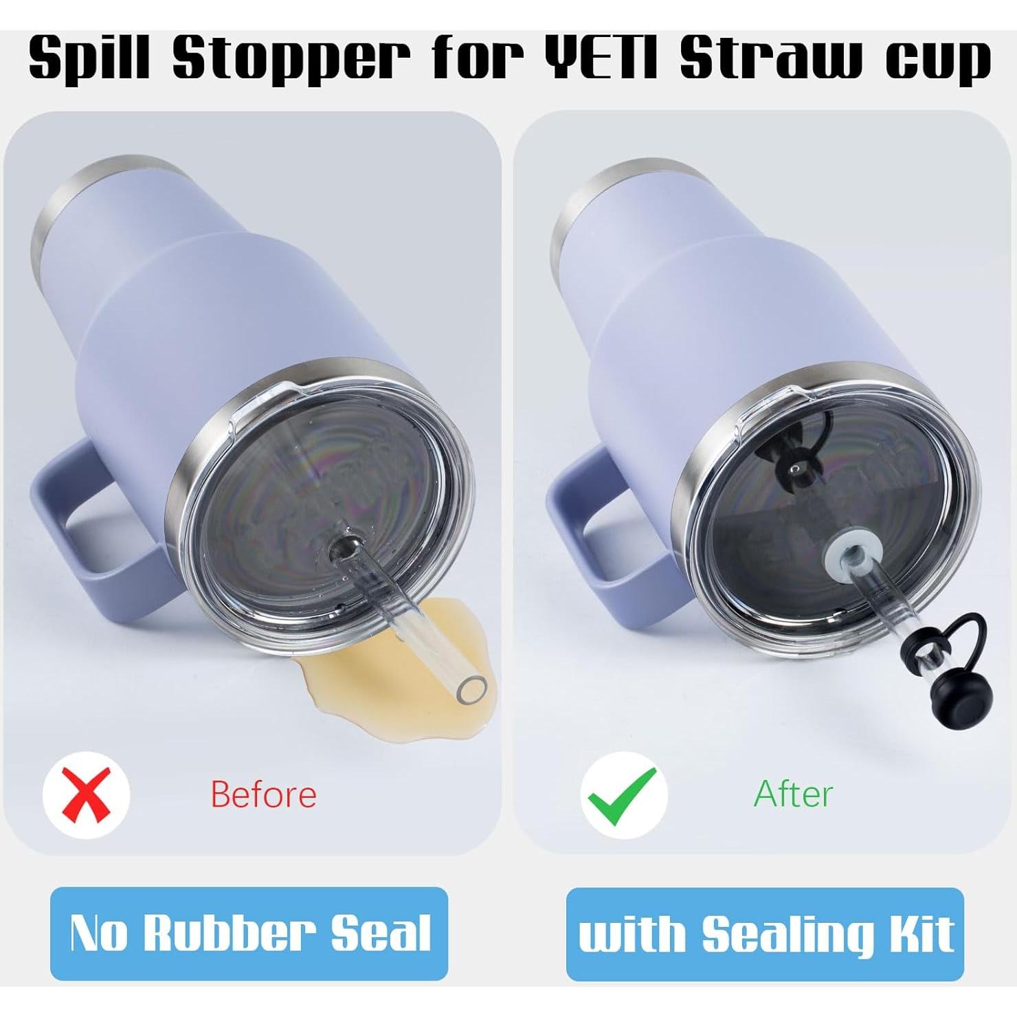 Tapones Antifugas de Silicona FXTBE para Vaso Yeti 42 oz