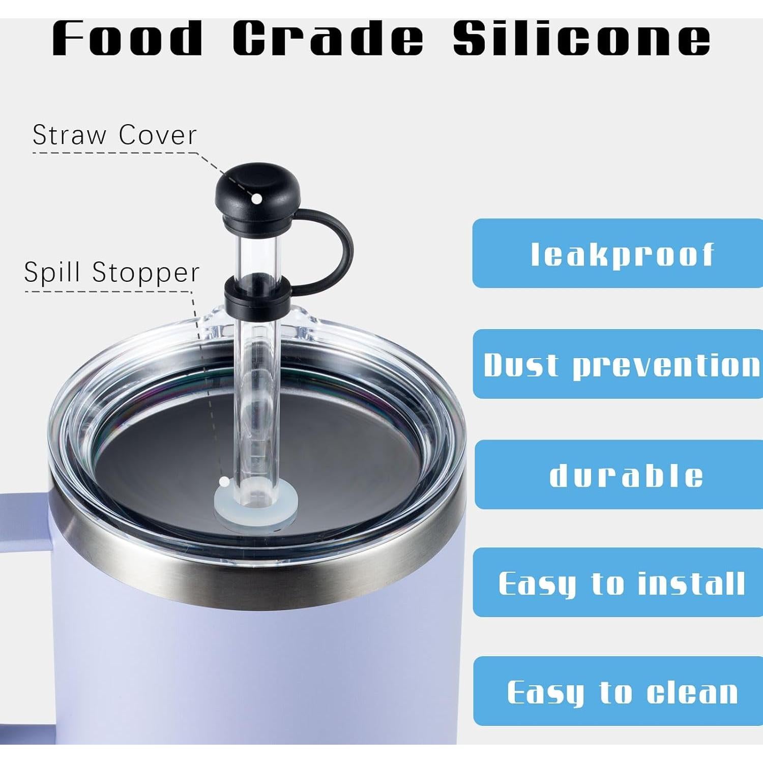 Tapones Antifugas de Silicona FXTBE para Vaso Yeti 42 oz