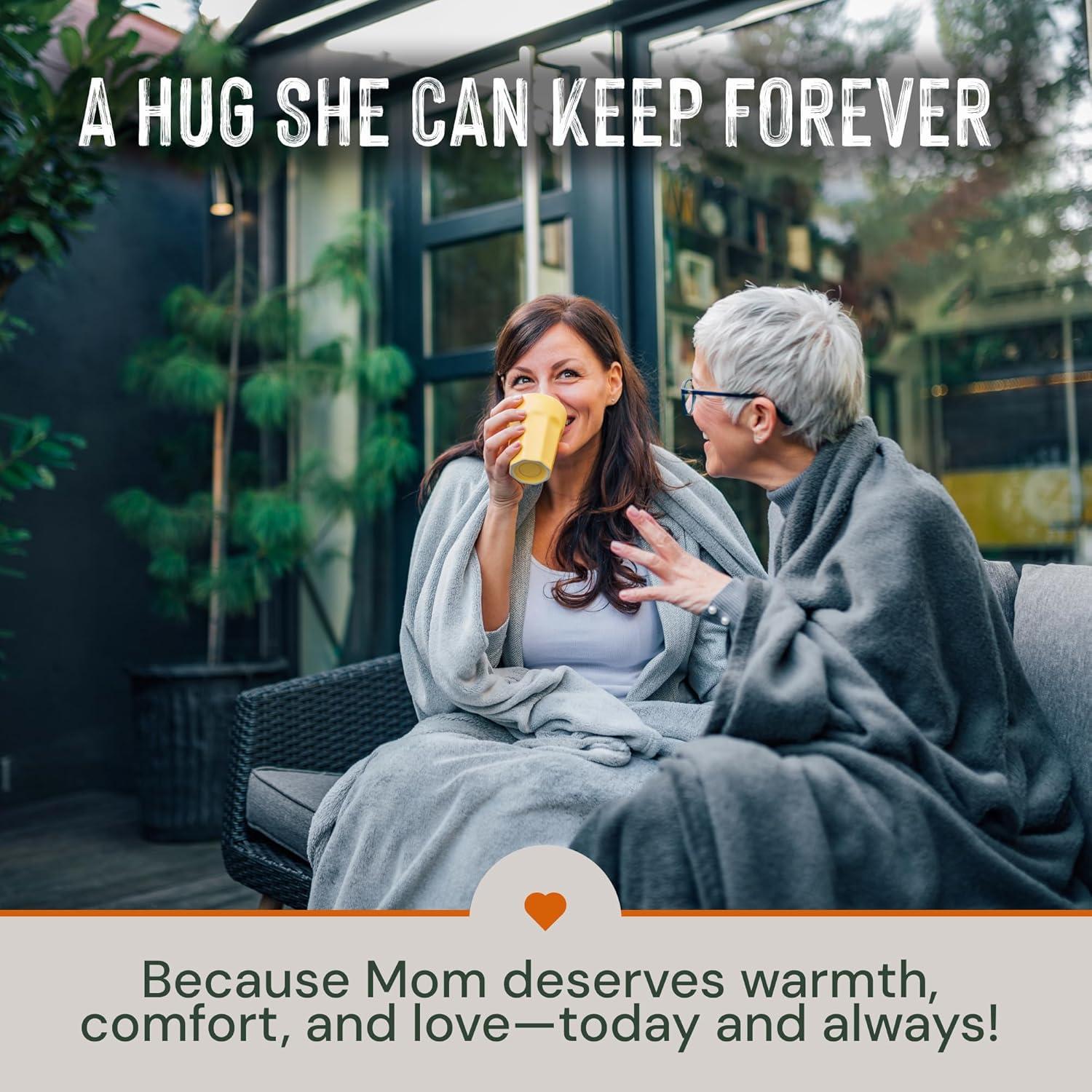 Manta de lana merino gris Woolly Mammoth 167x229 cm