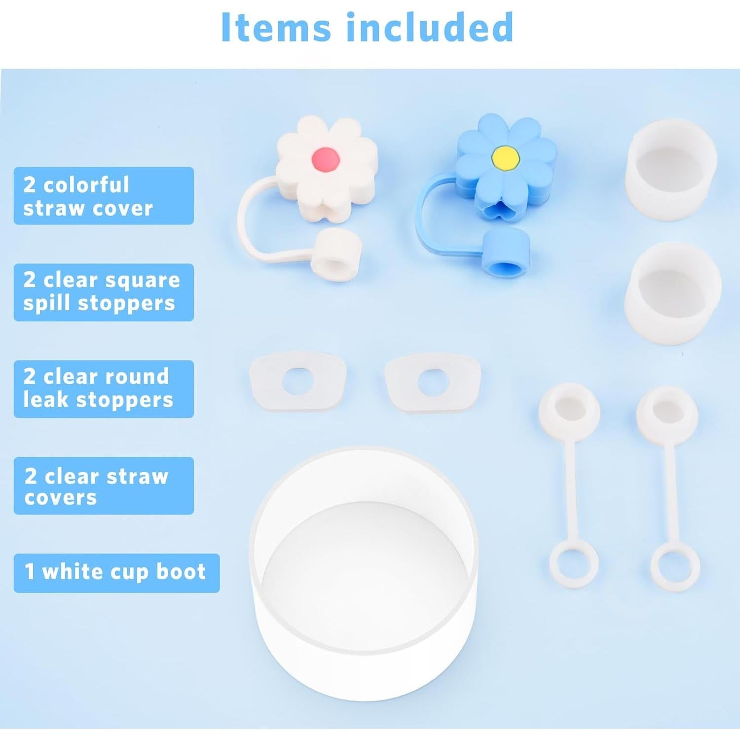 Juego de Tapas Silicona Dapsang para Tazas Stanley 20-40 oz