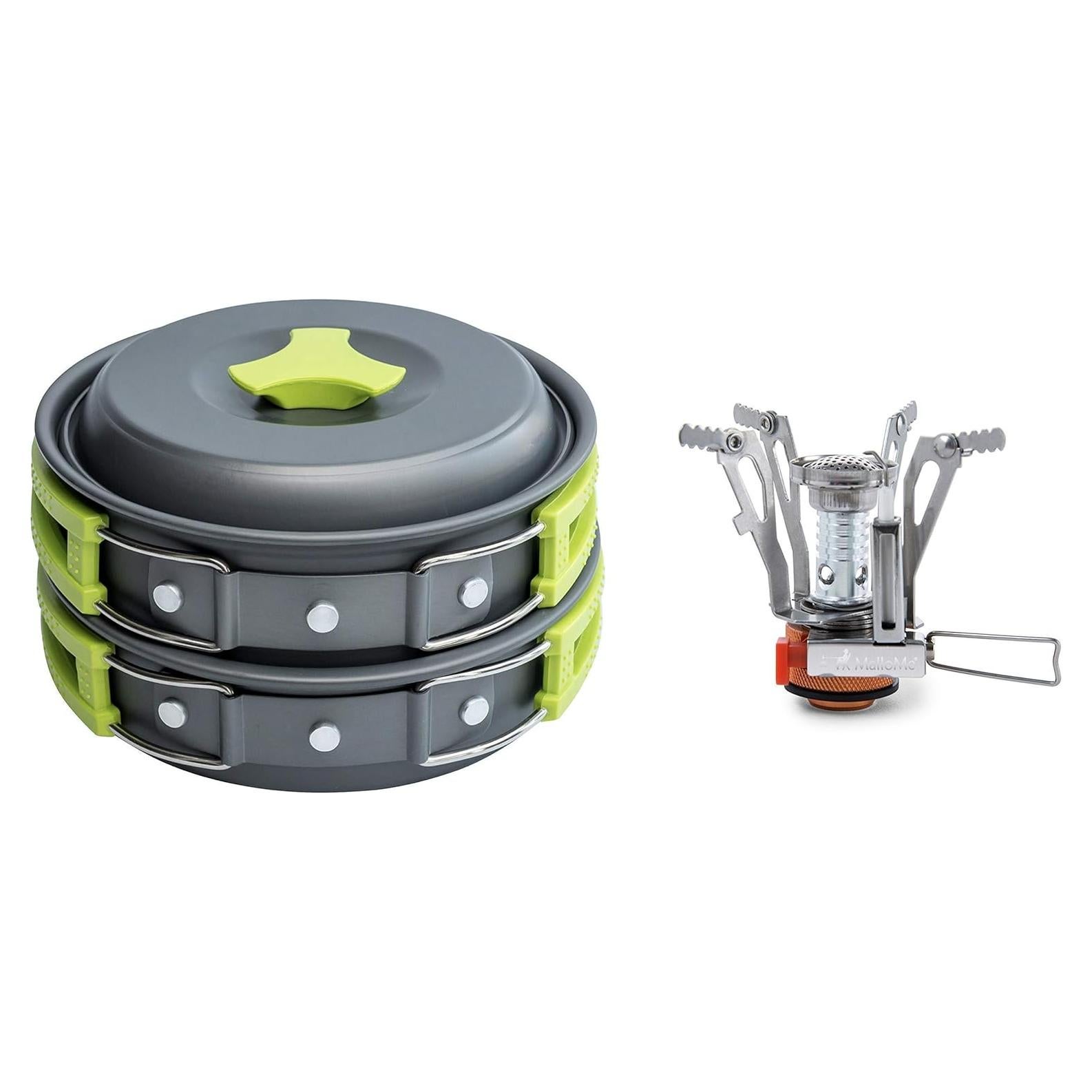Kit de Utensilios de Cocina para Camping MalloMe 10 Piezas