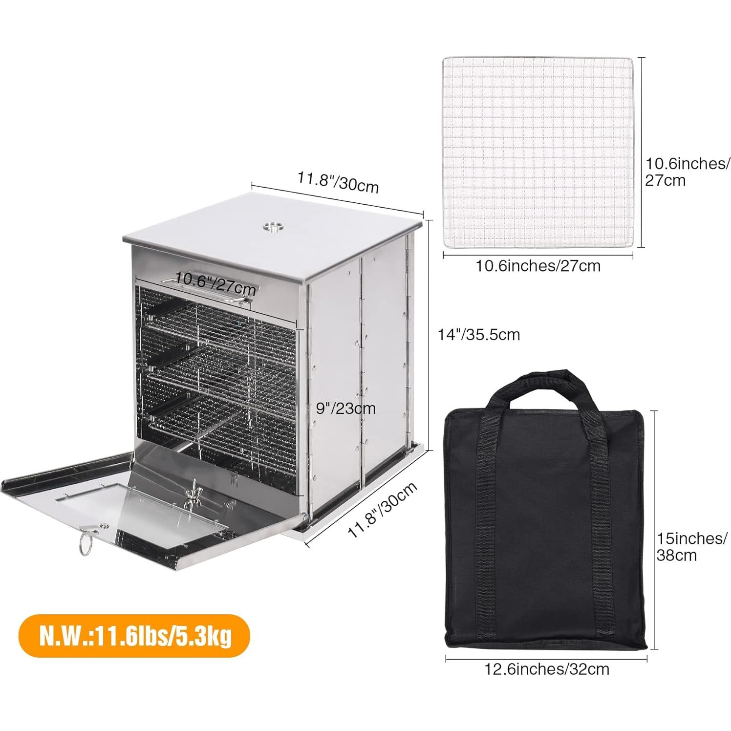 Horno de Camping Plegable Lineslife Acero Inoxidable 304 5.3kg