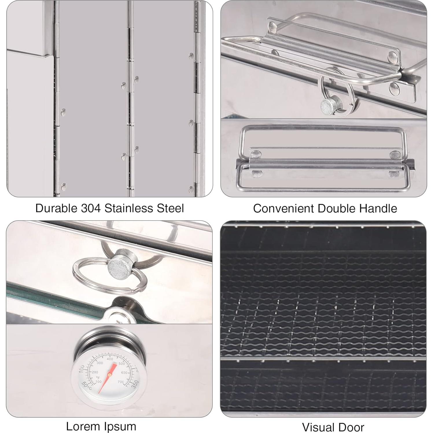 Horno de Camping Plegable Lineslife Acero Inoxidable 304 5.3kg
