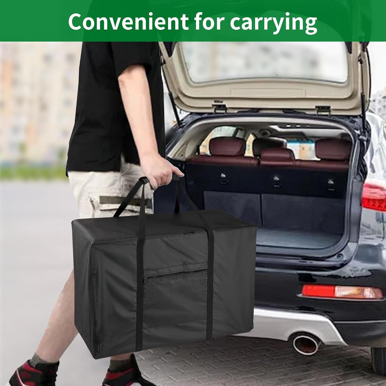 Camping Stove Carry bag, for Coleman/Gas One 1-Burner Portable Butane Camping Stove, Small Waterproof Stove Storage bag Fits Outdoor Cooking & BBQ, Black