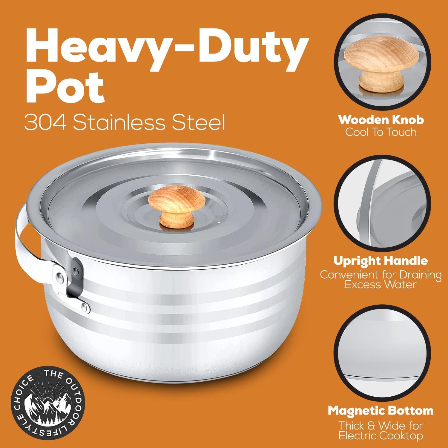 Juego de Utensilios y Vajilla para Camping Wealers - 17 Piezas