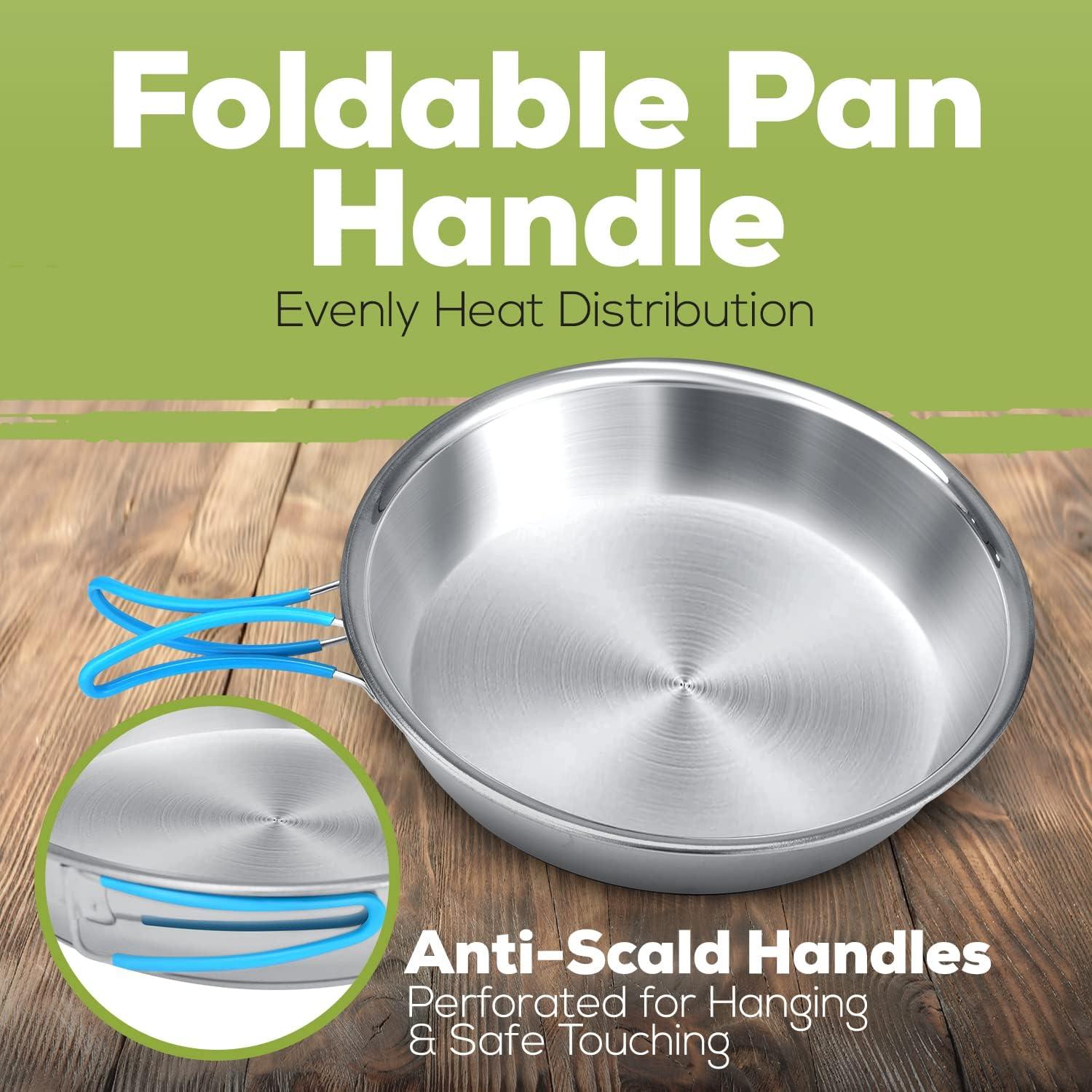 Juego de Utensilios y Vajilla para Camping Wealers - 17 Piezas