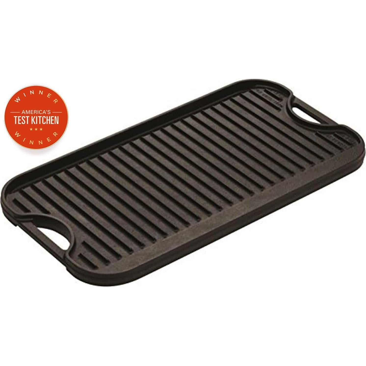 Parrilla Plancha Reversible Lodge Hierro Fundido 51 x 27 cm
