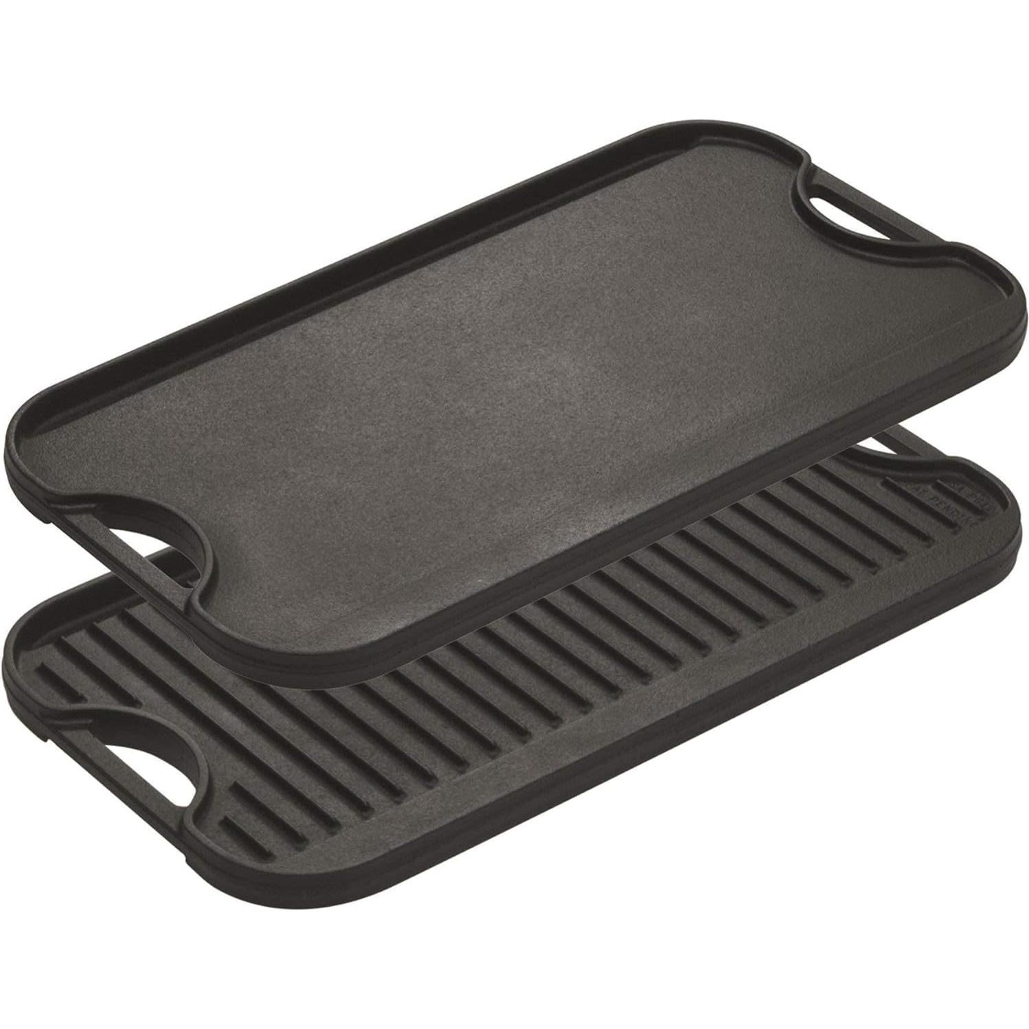 Parrilla Plancha Reversible Lodge Hierro Fundido 51 x 27 cm