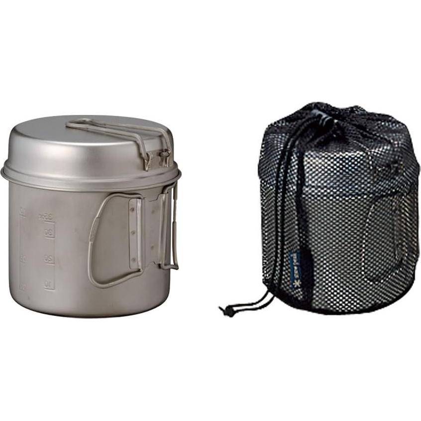 Juego de Utensilios de Cocina Snow Peak Trek 1400 Titanio 1.4L