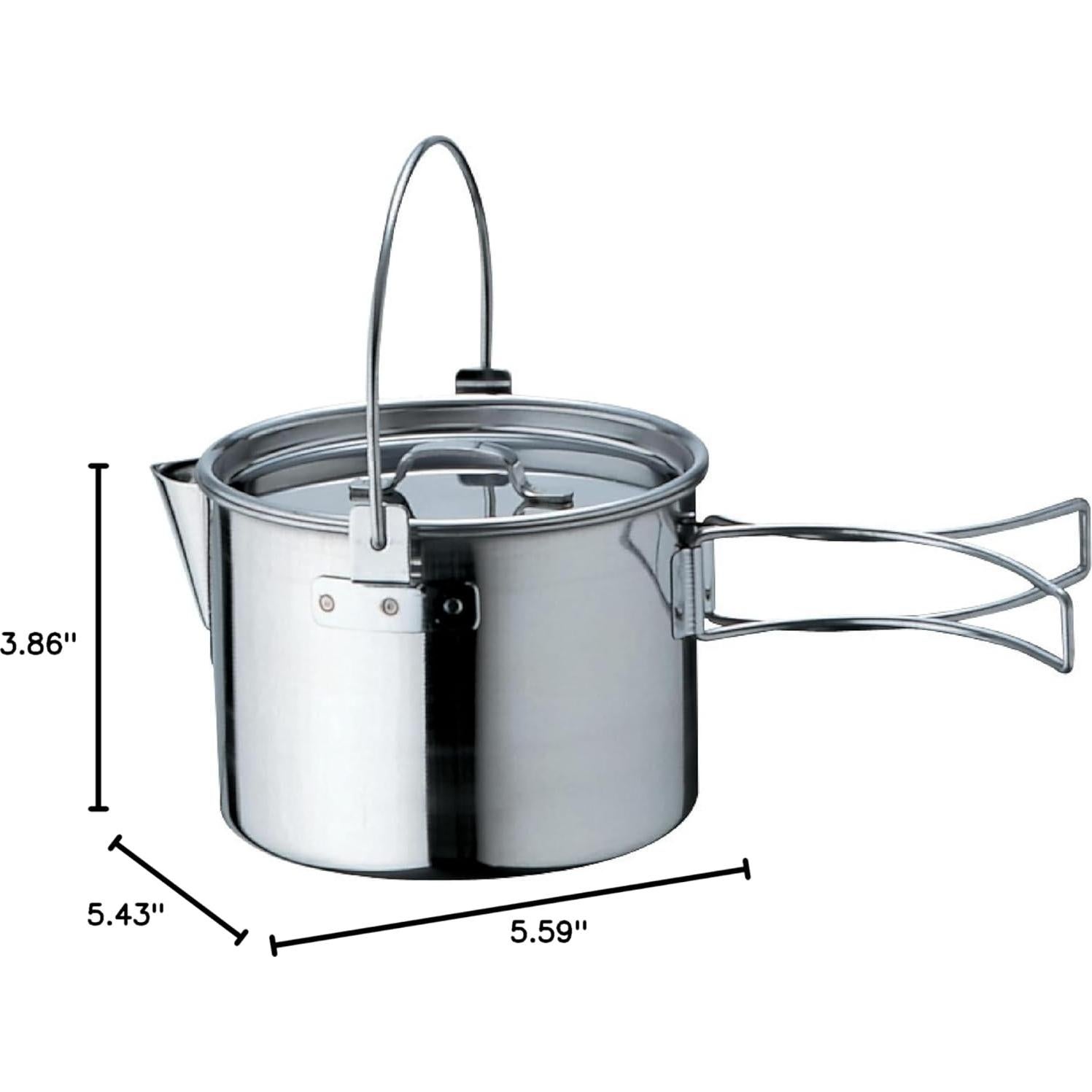 Hervidor Snow Peak No. 1 Acero Inoxidable 0.9L Camping