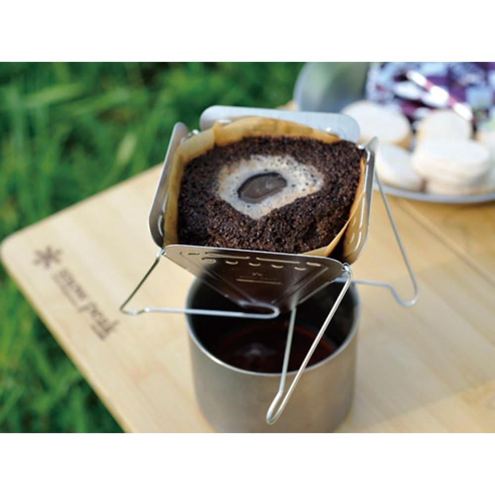 Goteador de Café Snow Peak CS-113 Plegable Acero Inoxidable