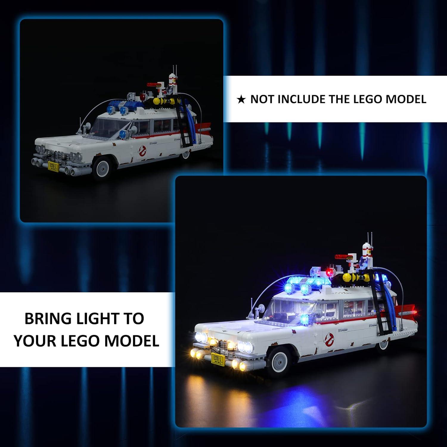 Kit de Luz LED YEABRICKS para Lego 10274 ECTO-1