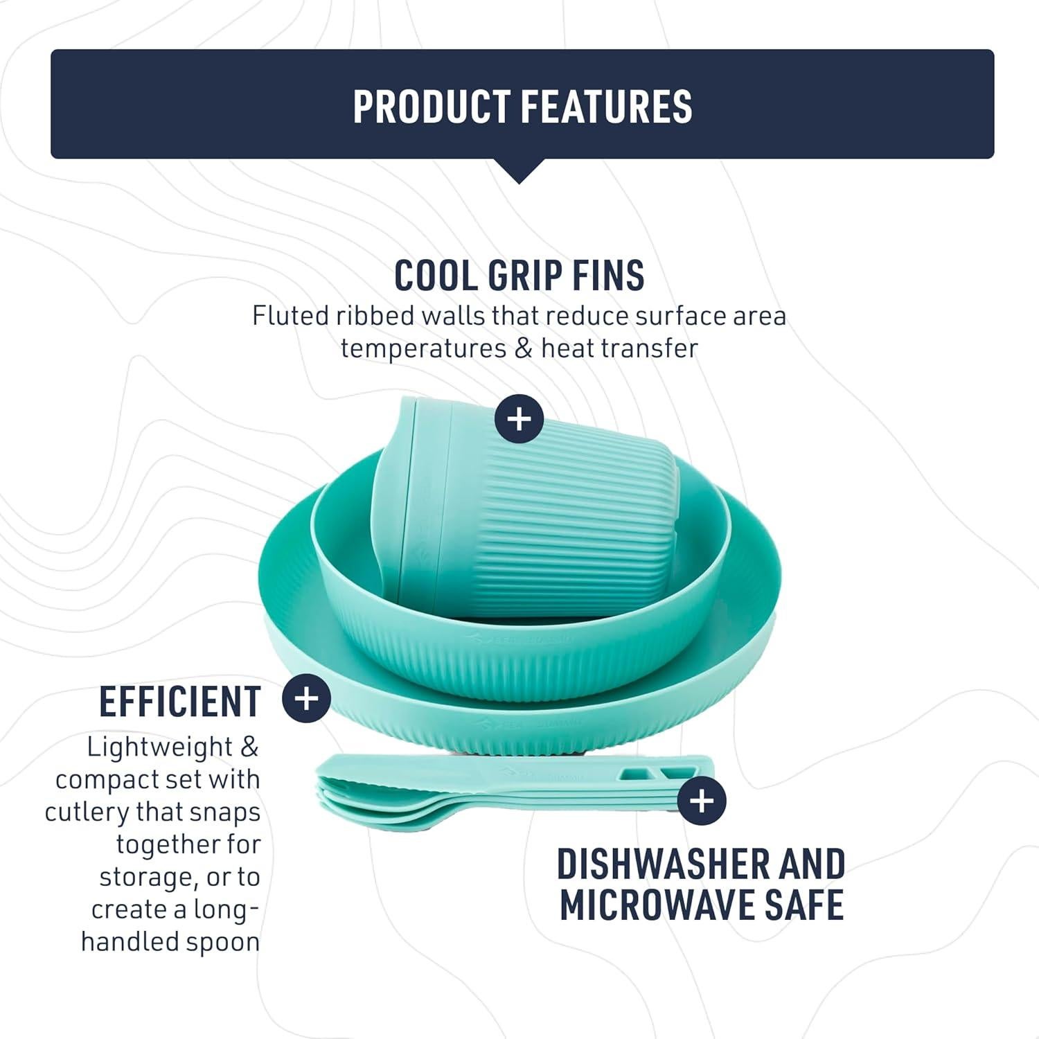 Juego de Utensilios de Camping Sea to Summit Passage 7 Piezas