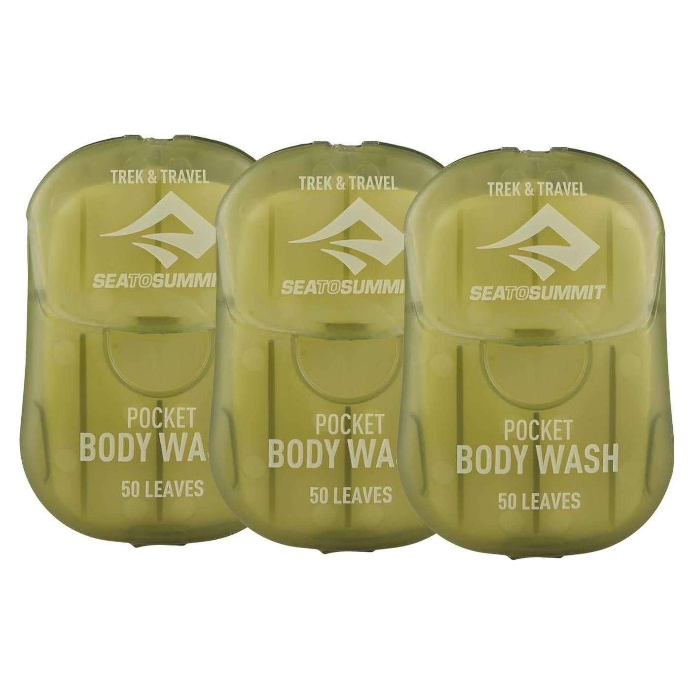 Lavado Corporal Pocket Trek Sea to Summit 3-Pack Biodegradable