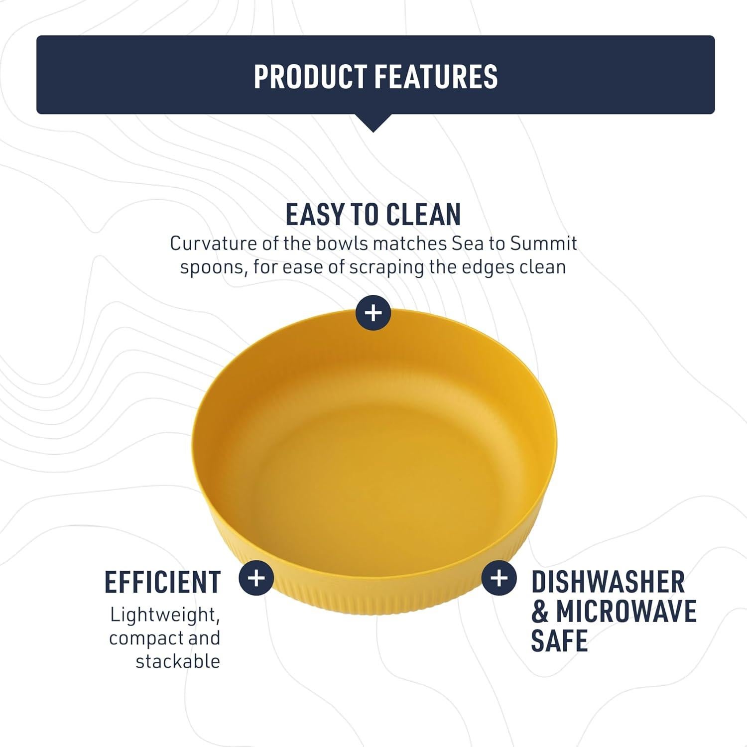 Tazón de Campamento Sea to Summit Passage Mediano 740ml Azul