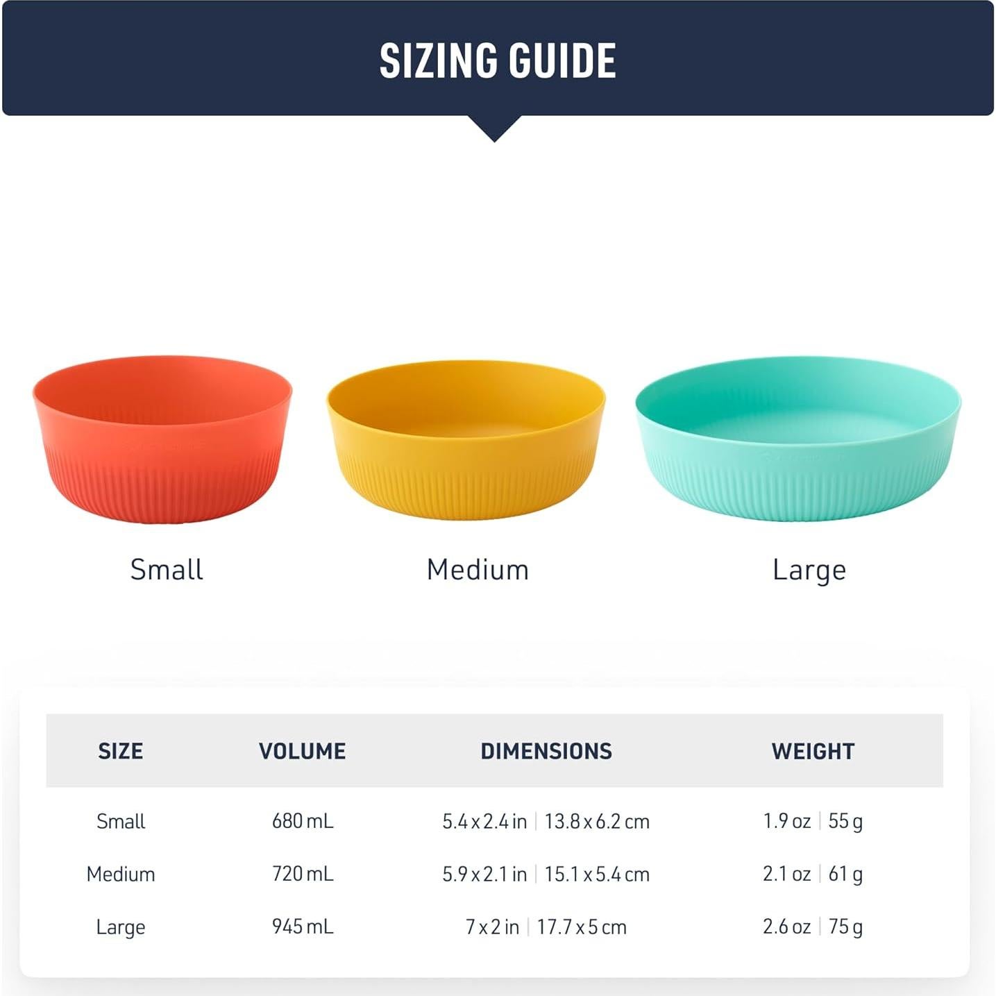 Tazón de Campamento Sea to Summit Passage Mediano 740ml Azul