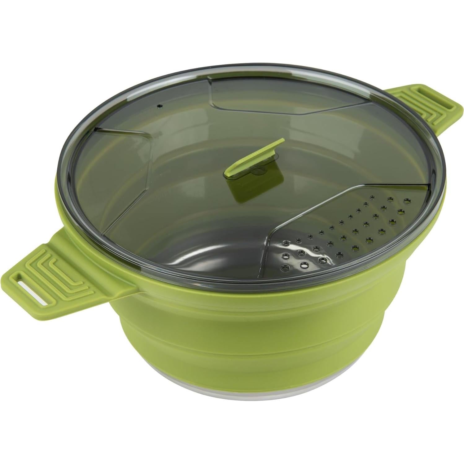 Olla Plegable de Silicona 2.5L Restaurantware con Tapa