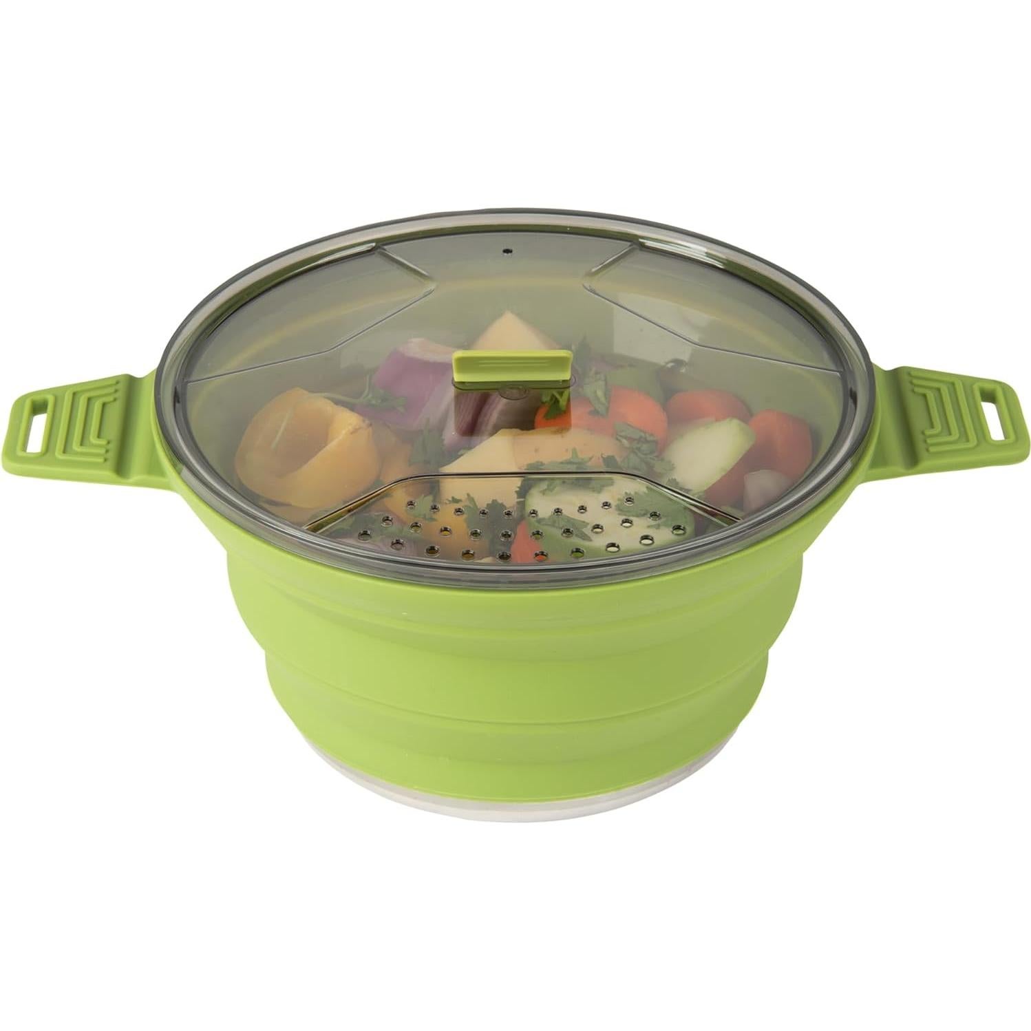 Olla Plegable de Silicona 2.5L Restaurantware con Tapa