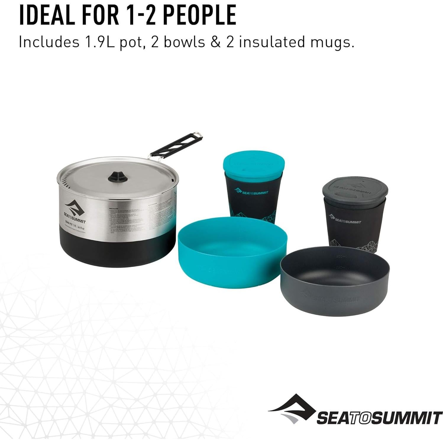 Juego de Cocina Sea to Summit SigmaSet 2.2 para 2 Personas