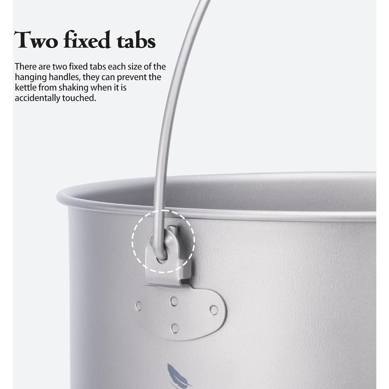 Olla Colgante Titanio Boundless Voyage 2900ml Ultraligera