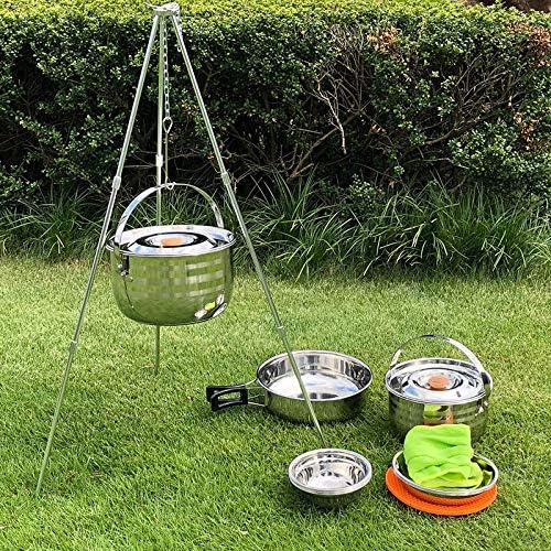 Juego de Utensilios de Cocina Camping Moon 13 Piezas Acero Inoxidable