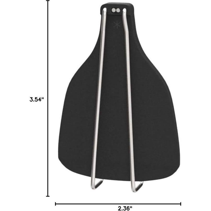 Espátula Plegable Snow Peak CS-251 - Nylon 66, Negro, 9x6 cm