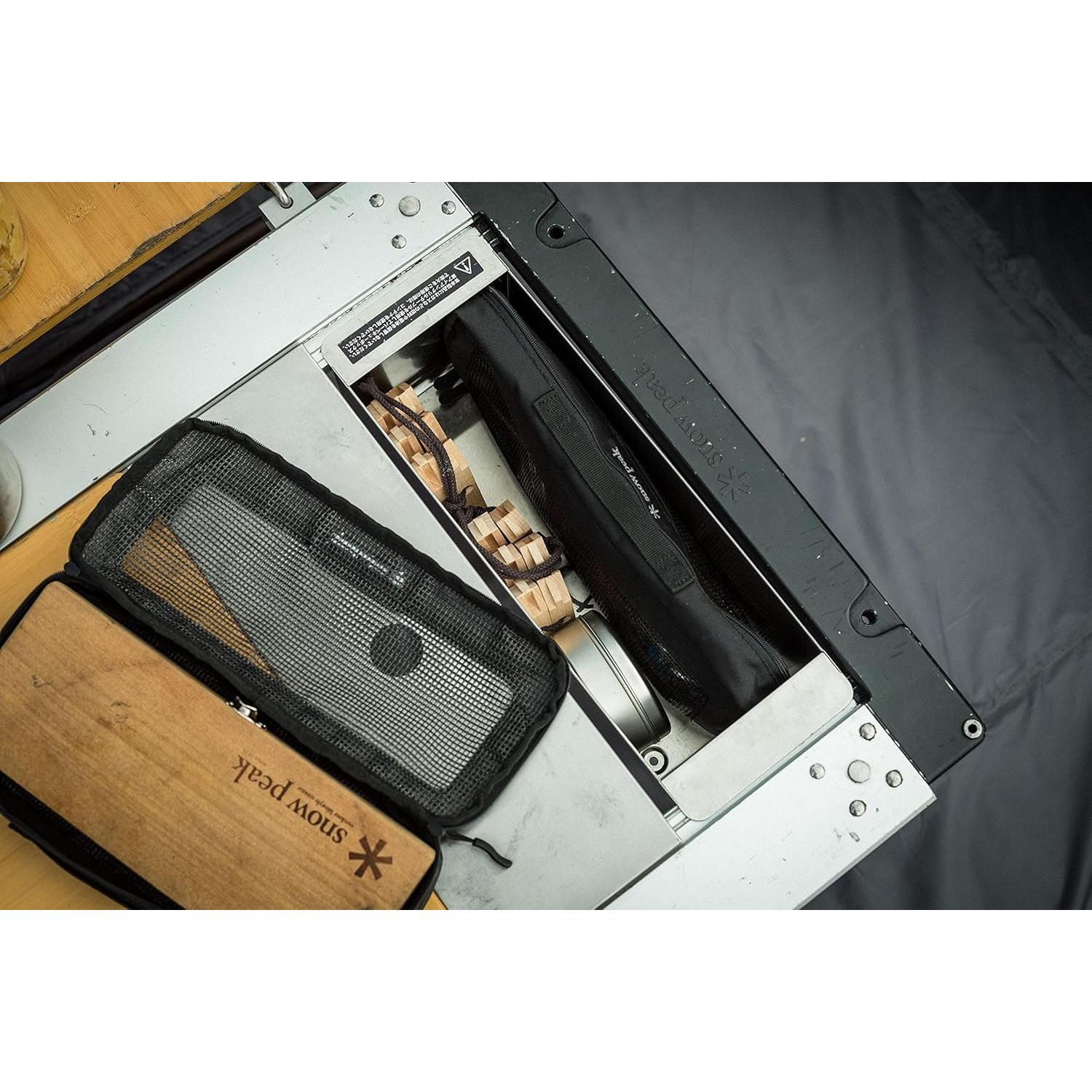 Funda de Malla de Cocina Snow Peak 27x13x4cm Negro