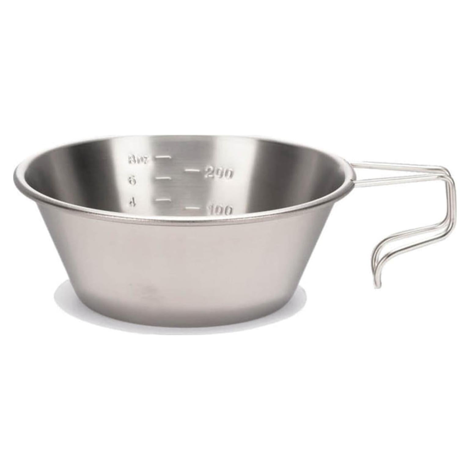 Taza de Mochilero de Titanio Snow Peak E-204 322ml Unisex Plata