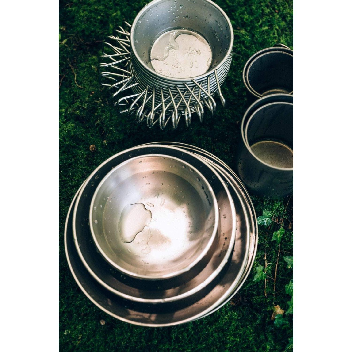 Taza de Mochilero de Titanio Snow Peak E-204 322ml Unisex Plata