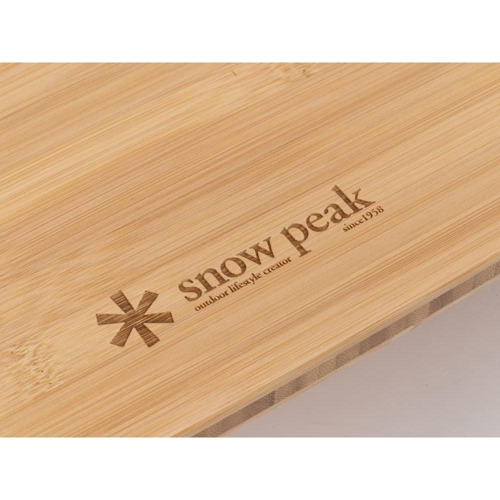 Mesa de Comedor Snow Peak CK-218 Bambú y Metal 97 cm