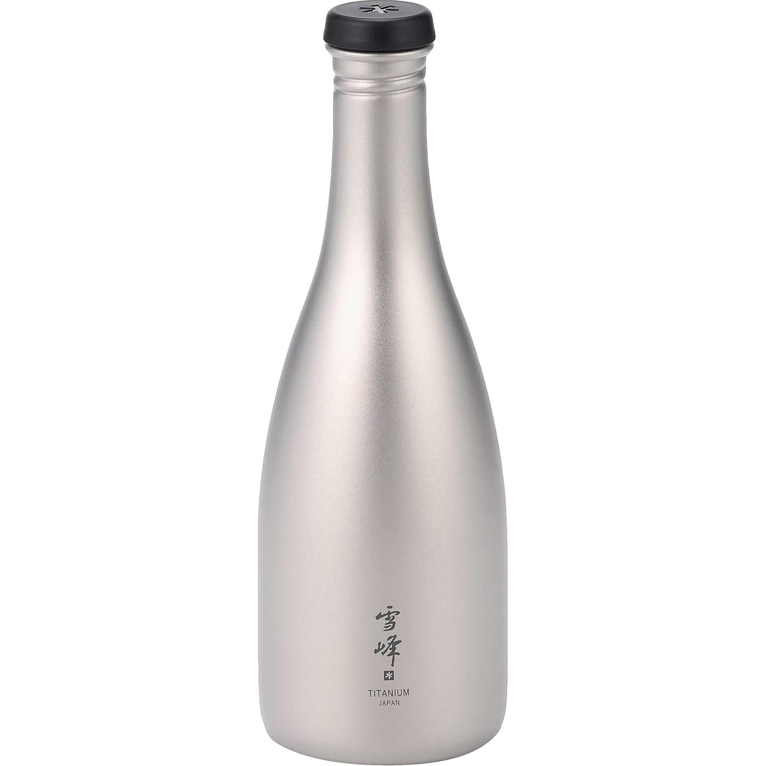 Botella de Sake de Titanio Snow Peak 0.51L Redonda
