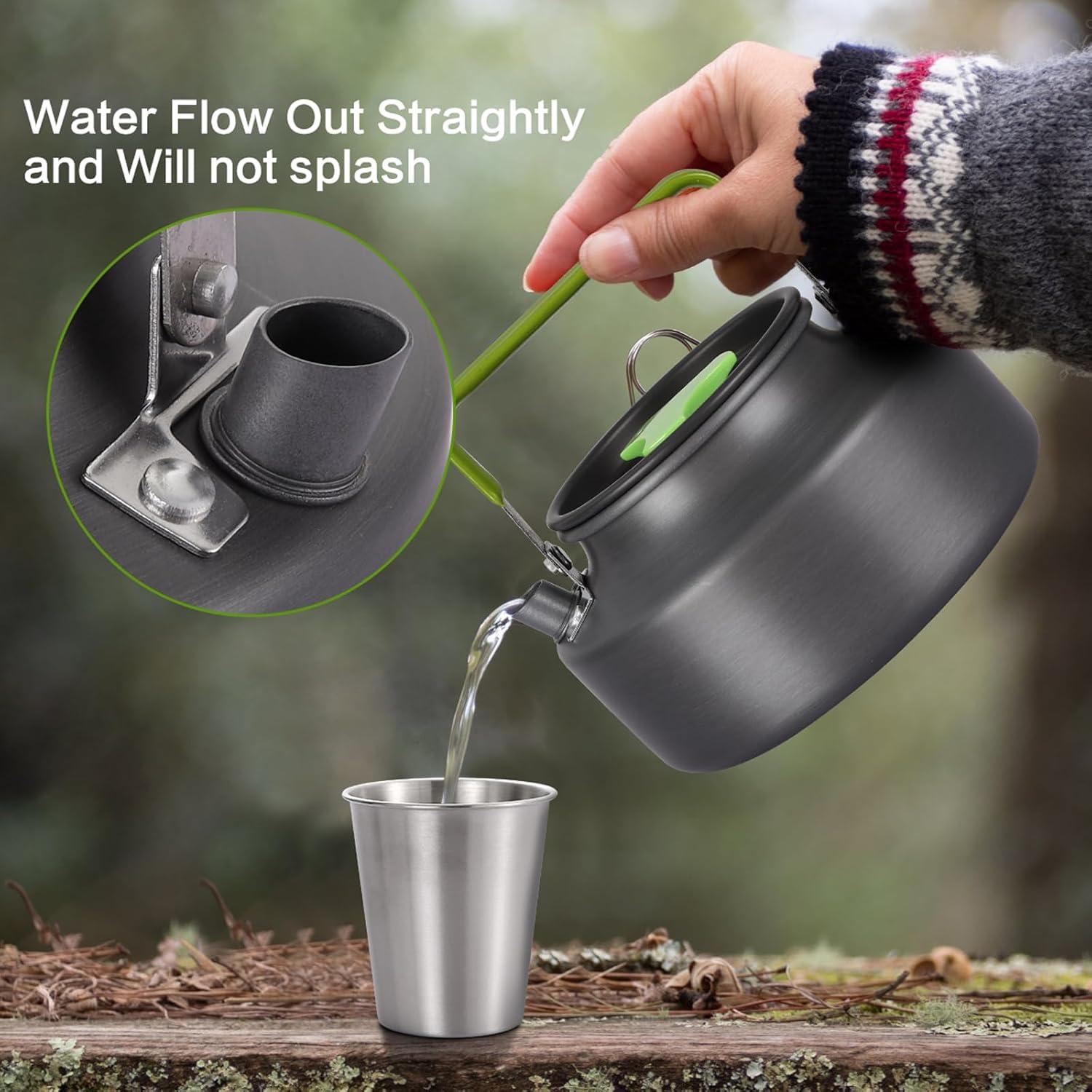 Conjunto de Utensilios de Cocina PELLOR 17 Piezas Camping