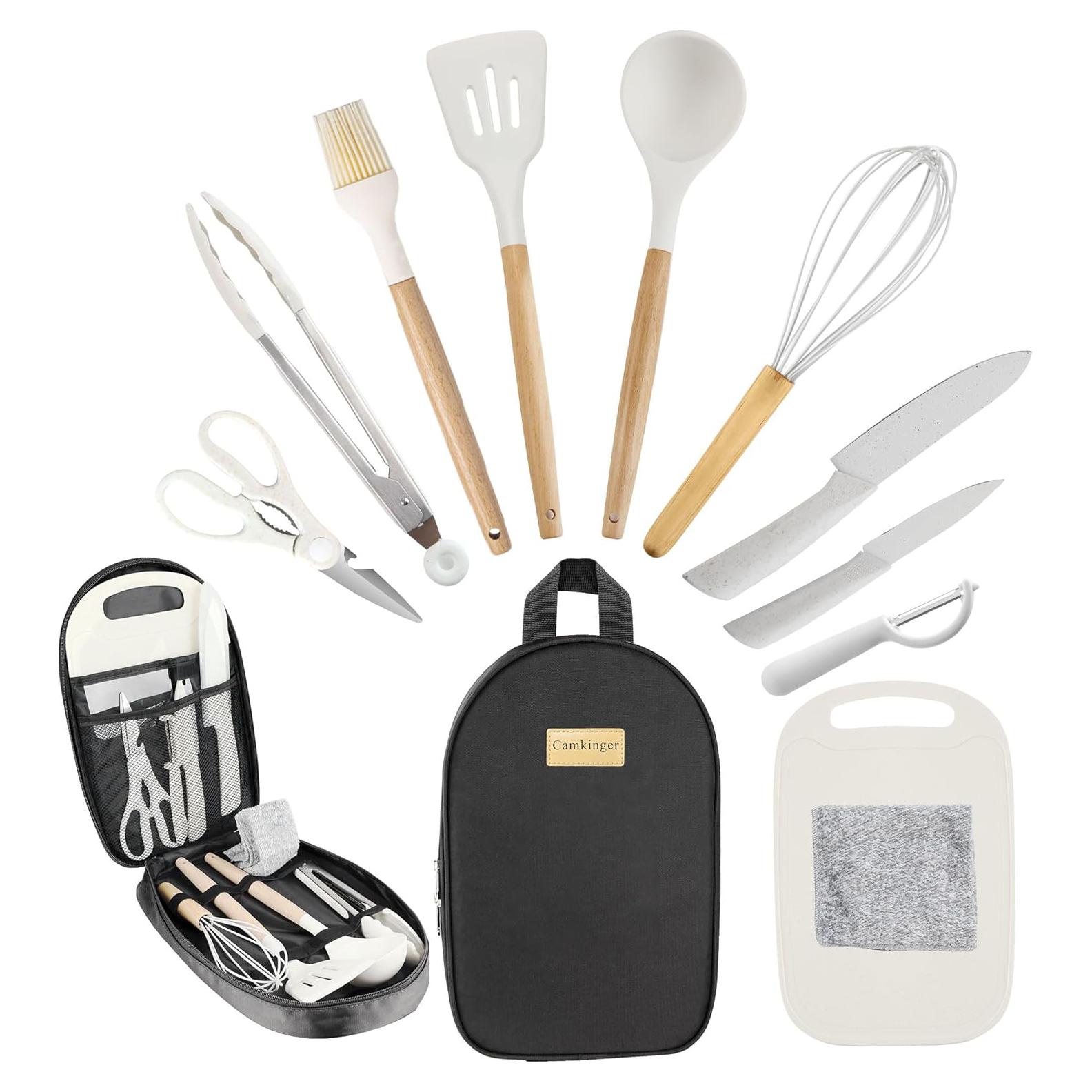 Juego de Utensilios de Cocina para Camping Camkinger 12 Piezas