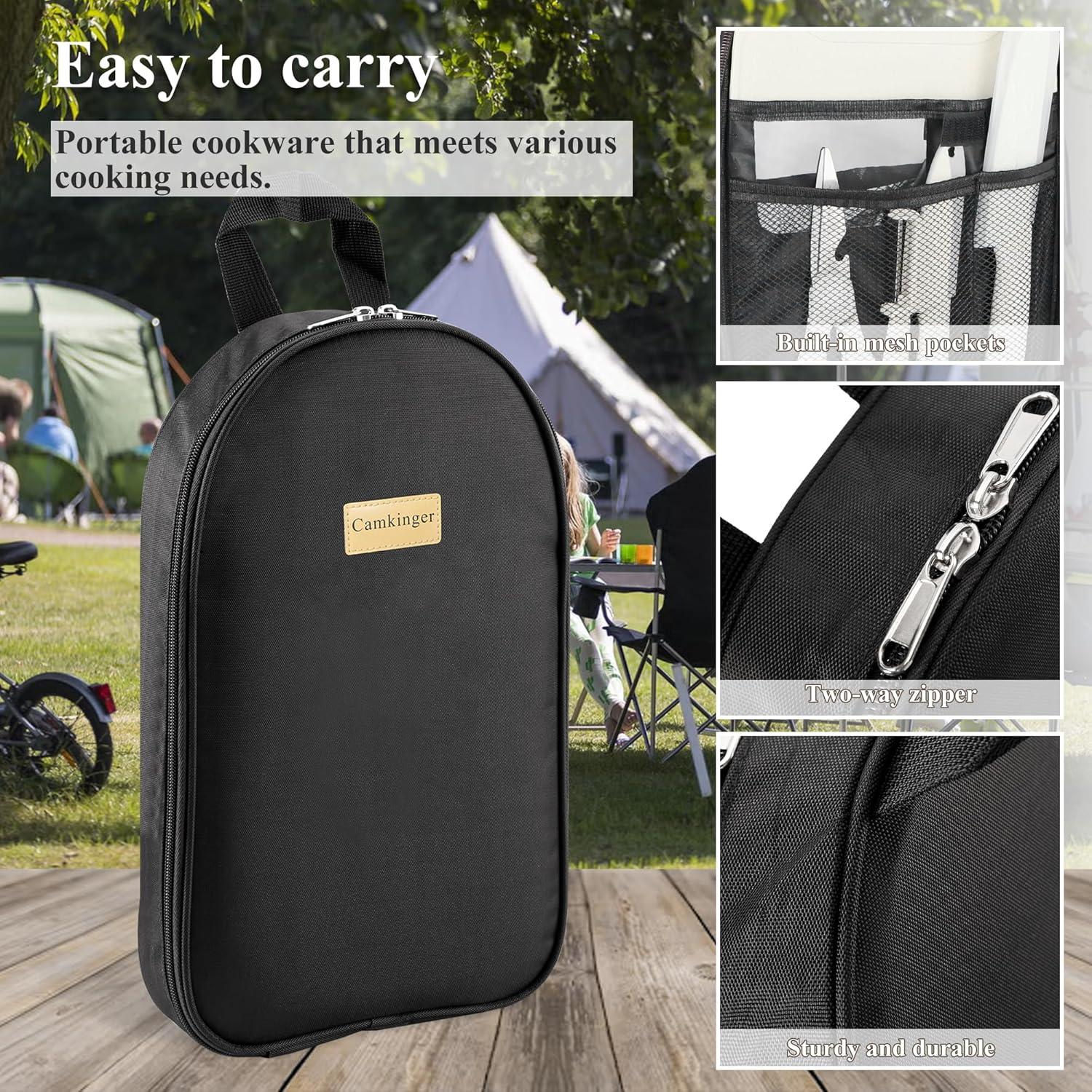 Juego de Utensilios de Cocina para Camping Camkinger 12 Piezas