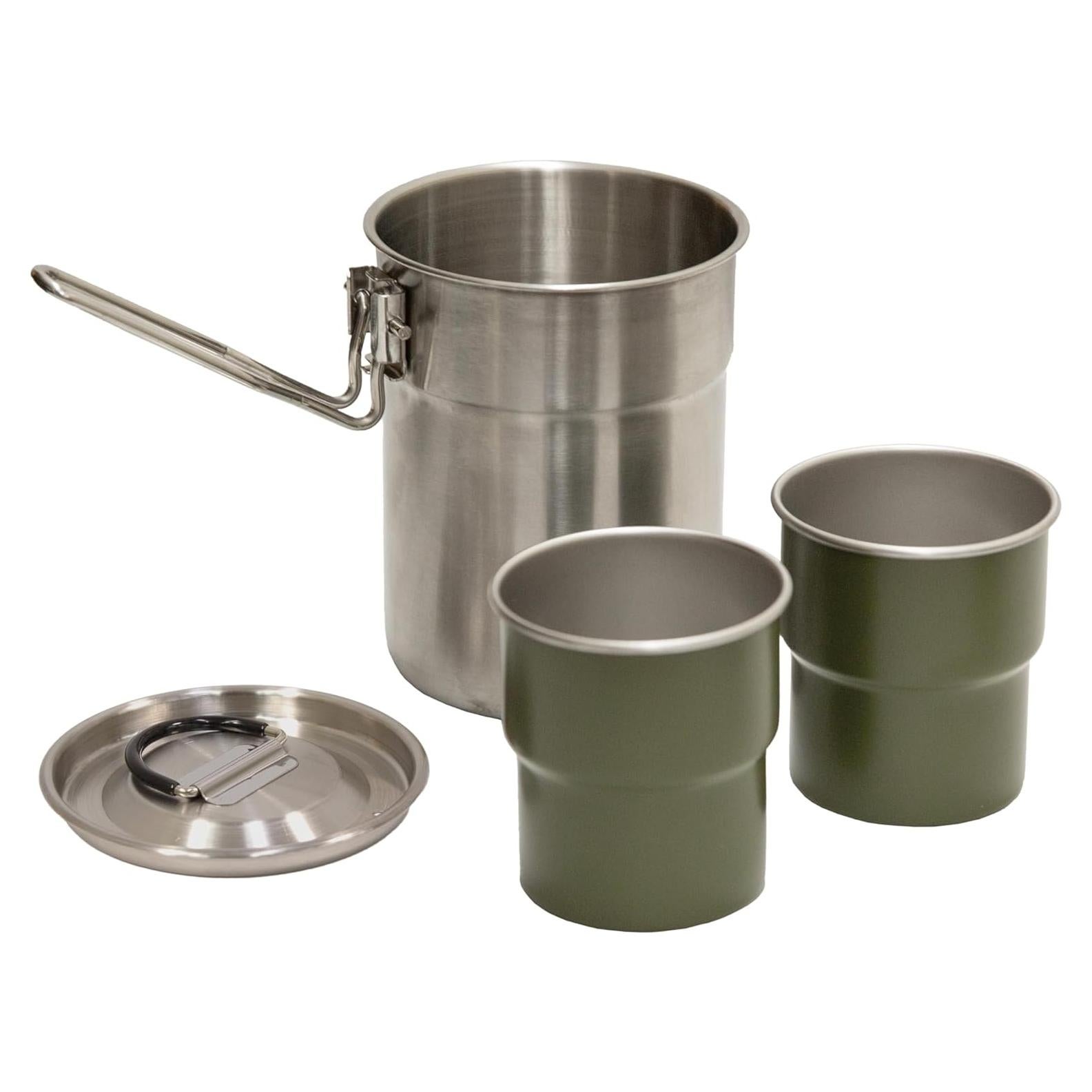 Juego de Cocina Stansport 5 Piezas Acero Inoxidable 1L