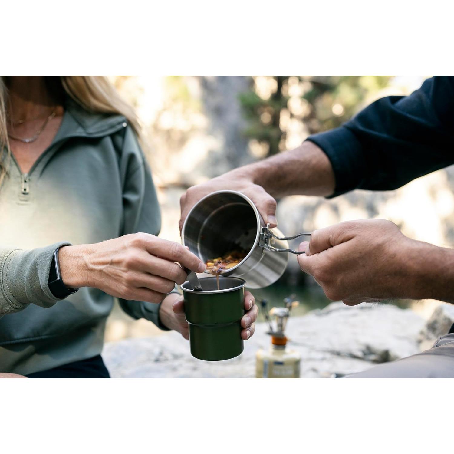 Juego de Cocina Stansport 5 Piezas Acero Inoxidable 1L