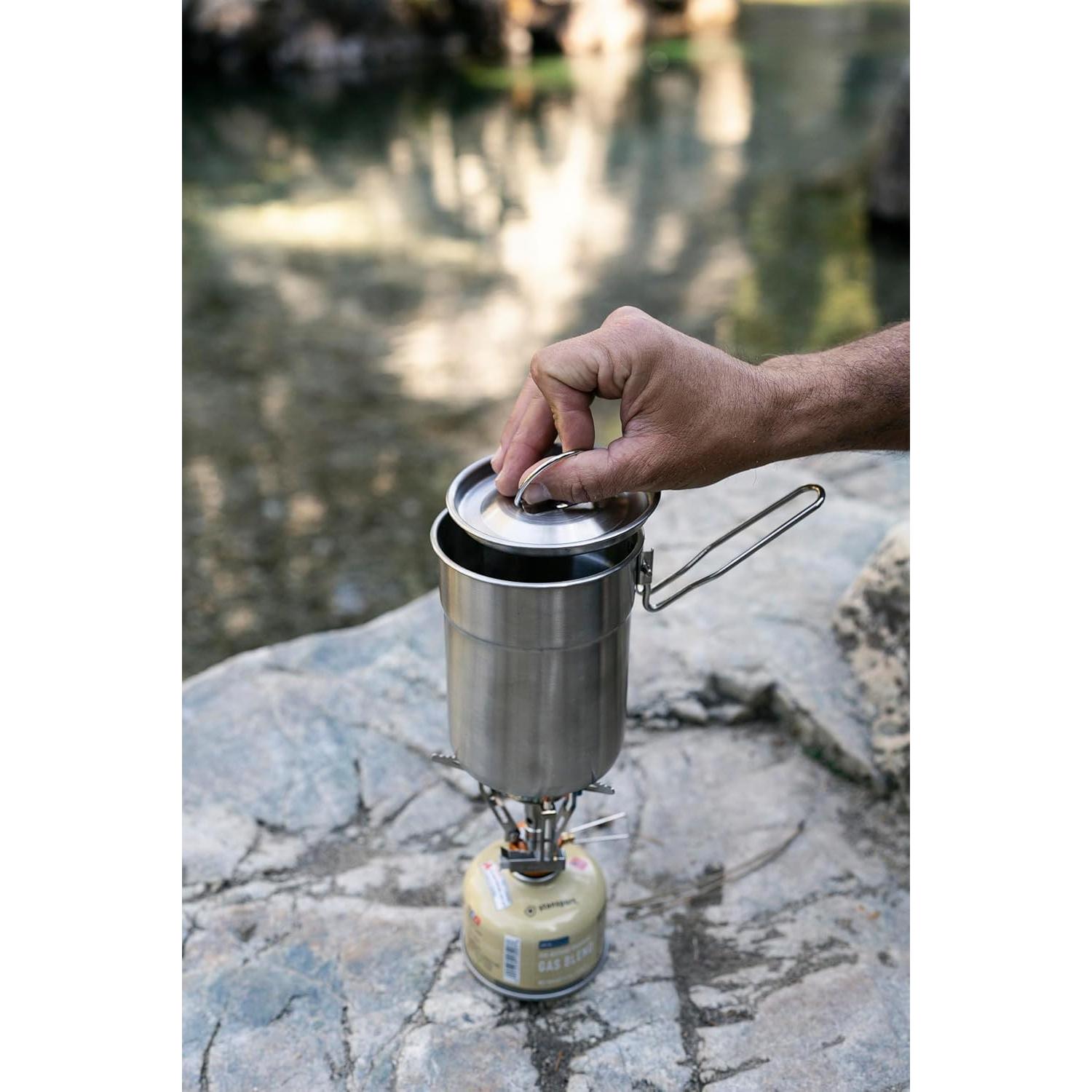 Juego de Cocina Stansport 5 Piezas Acero Inoxidable 1L