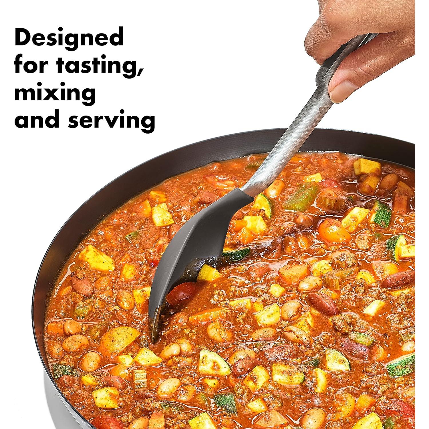 Juego de Utensilios de Camping OXO 4 Piezas Silicona y Acero