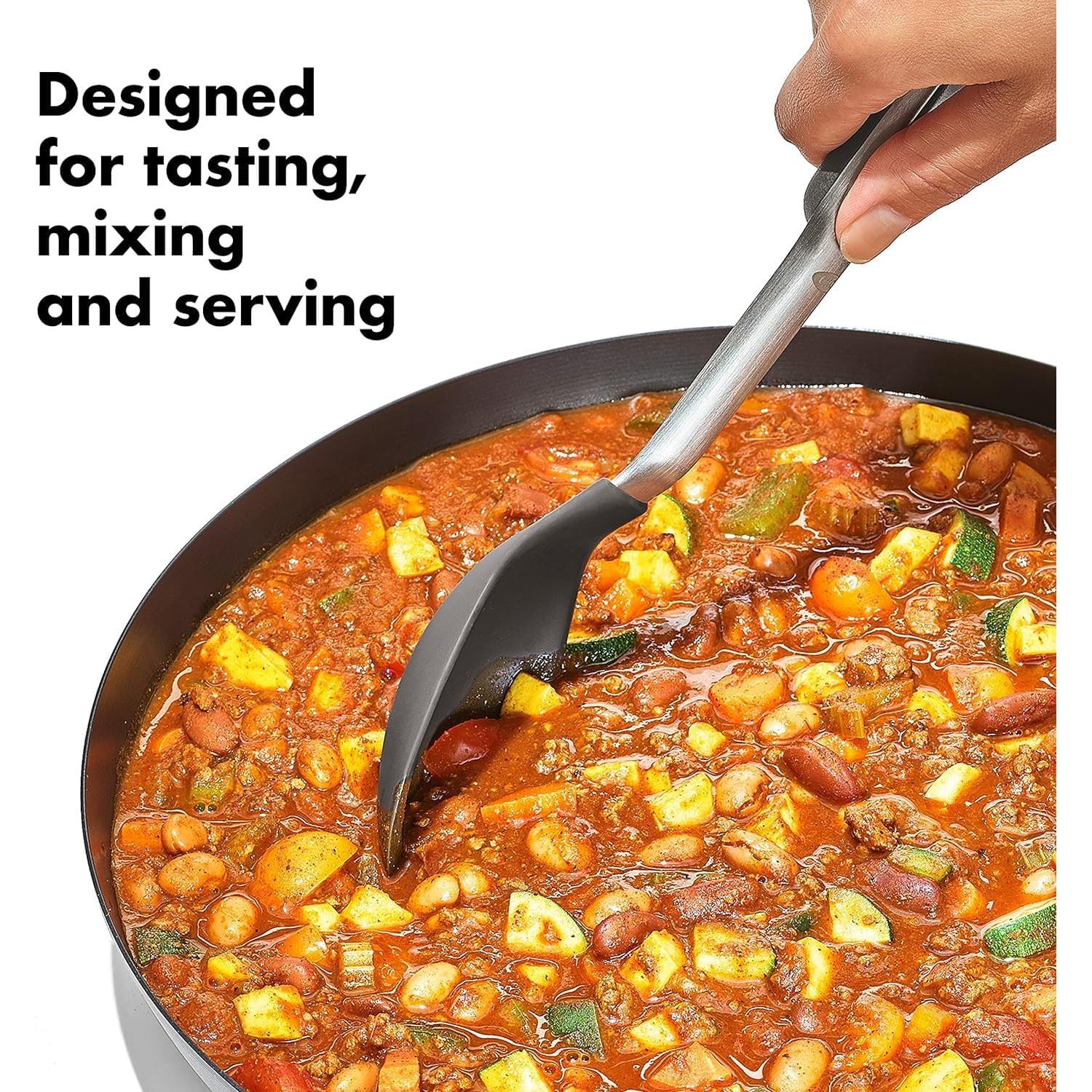 Juego de Utensilios de Camping OXO 4 Piezas Silicona y Acero