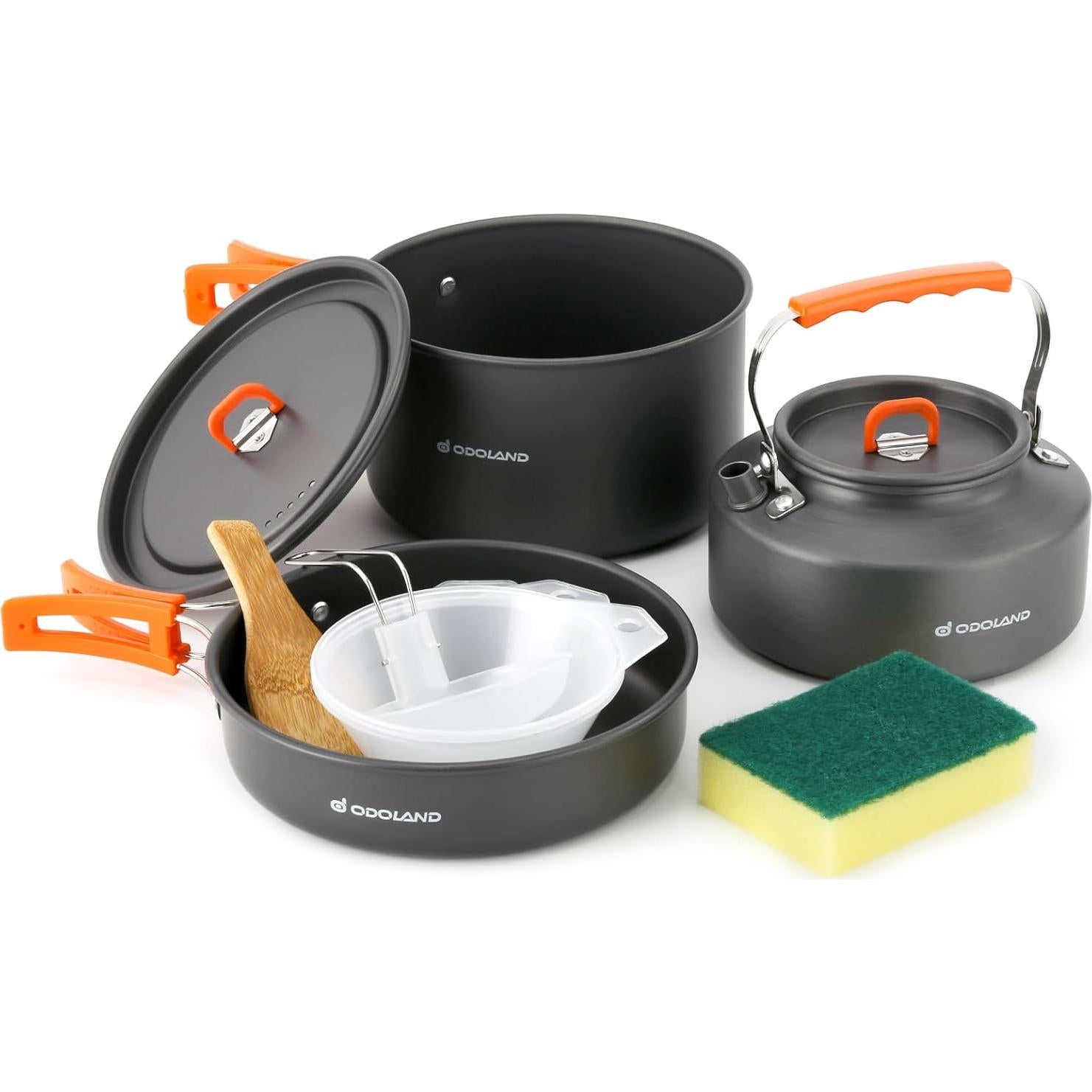 Set de Utensilios de Cocina para Camping Odoland 10 Piezas